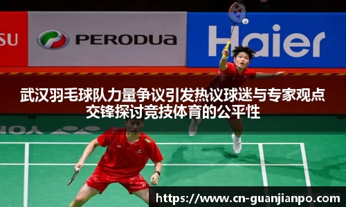 武汉羽毛球队力量争议引发热议球迷与专家观点交锋探讨竞技体育的公平性